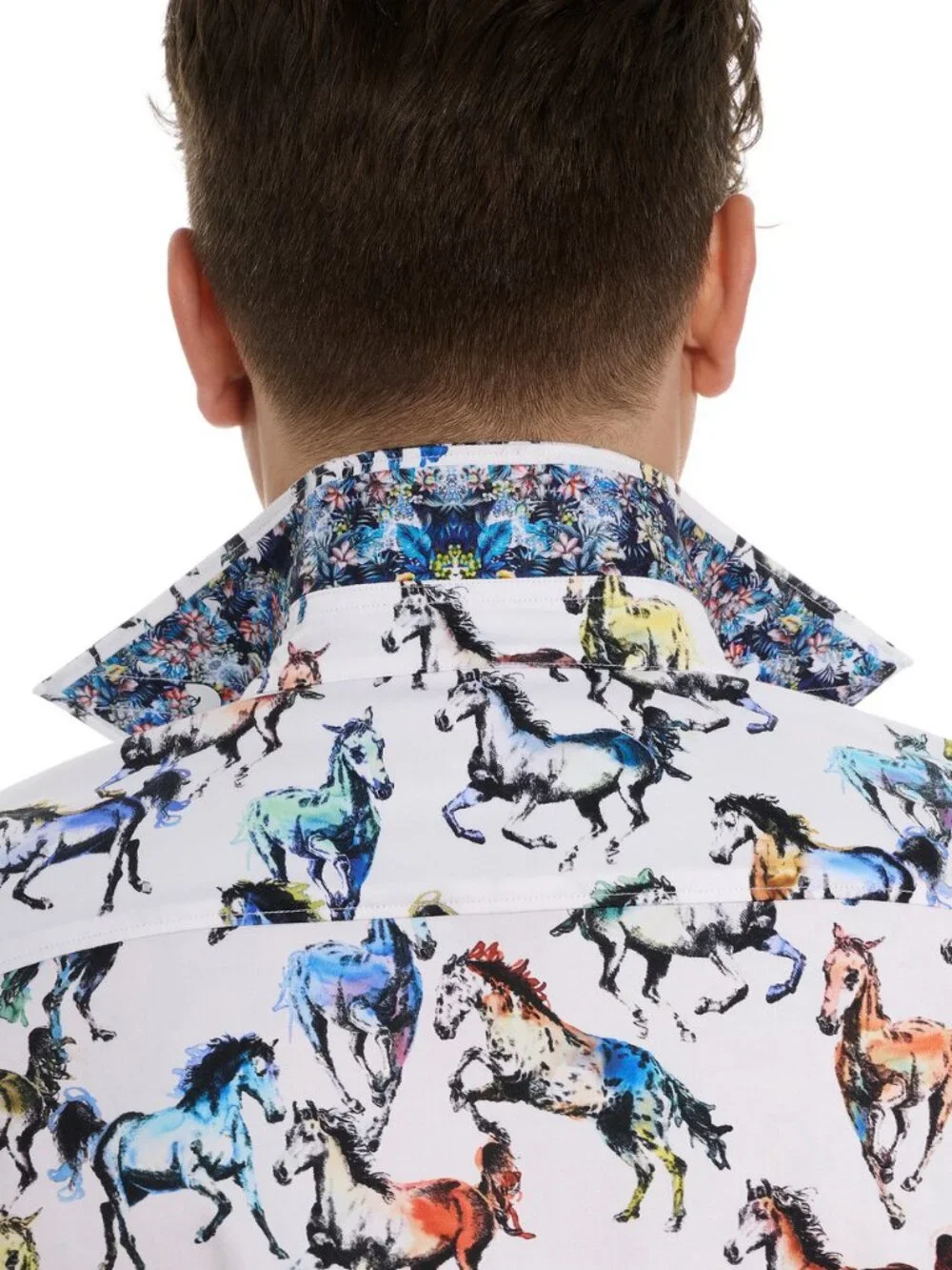 ROBERT GRAHAM Year of Horse THOROUGHBRED LONG SLEEVE BUTTON SHIRT BIG 2XL NWT
